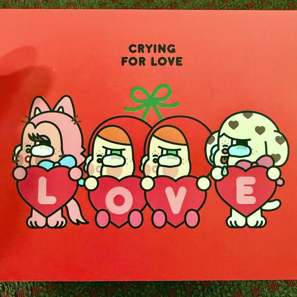 POP MART Crybaby Crying For Love GWP Greeting Card Limited NWT Sealed